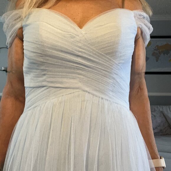 Prom Princess Ballgown in shimmery blue - Picture 8 of 11